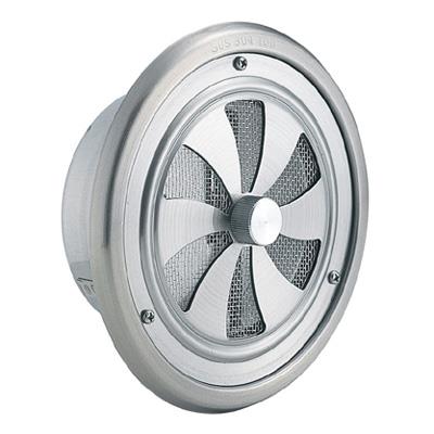 丸型レジスター 防火ダンパー付 <RED>