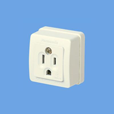 接地角型コンセント(2P) <WK>