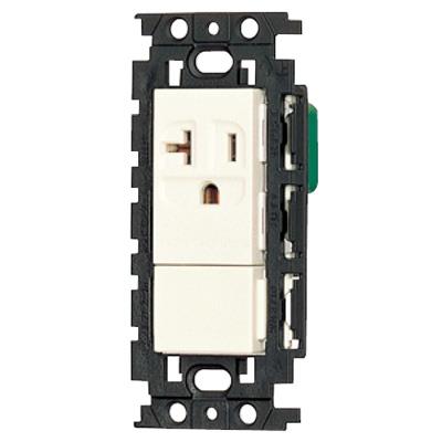 15A・20A兼用埋込絶縁接地コンセント(ブランクチップ付) <WN>