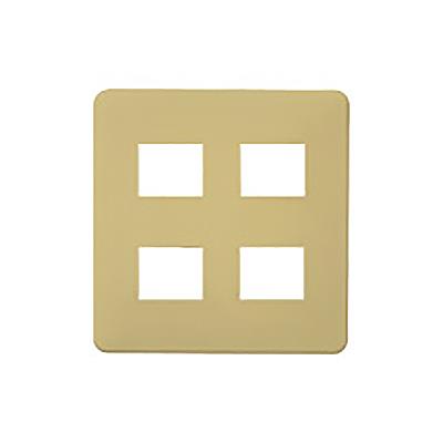 フルカラーモダンプレート4個用(標準プレート)ダークベージュ <WN>