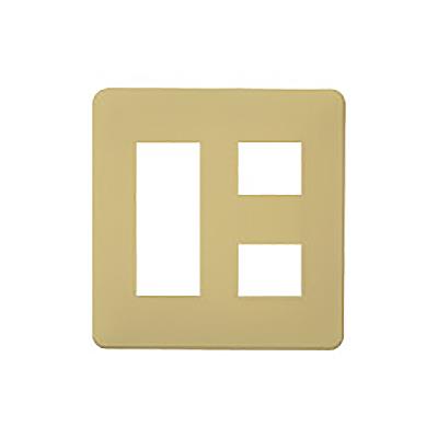 フルカラーモダンプレート5個用(標準プレート)ダークベージュ <WN>