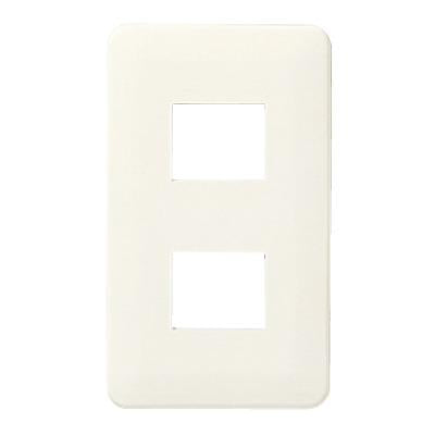 フルカラー簡易耐火用モダンプレート2個用(標準プレート)ミルキーホワイト <WN>