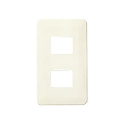 フルカラーワンタッチモダンプレート2個用(ミルキーホワイト) <WN>