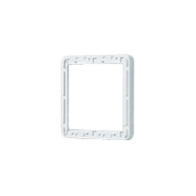 コスモシリーズワイド21 プレート用継枠ラウンドプレート用(2連用)ホワイト <WTC>