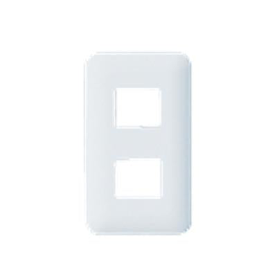 コスモシリーズワイド21 簡易耐火コンセントプレート(2個用)ホワイト <WTF>