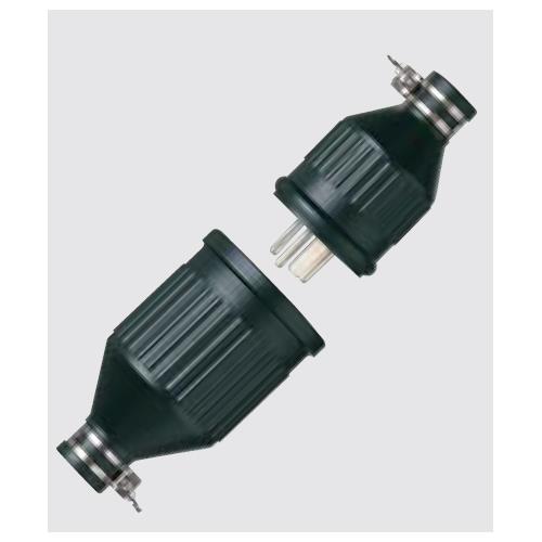 防水ゴムコードコネクタ(セット品)2P <WA>