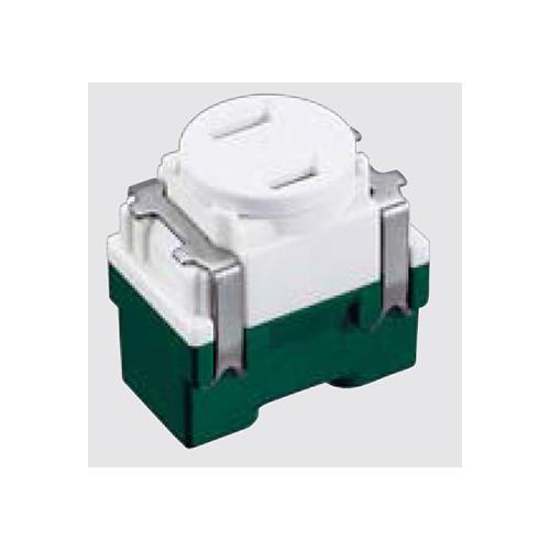 住設機器用埋込扉付コンセント(黒) <WCF>