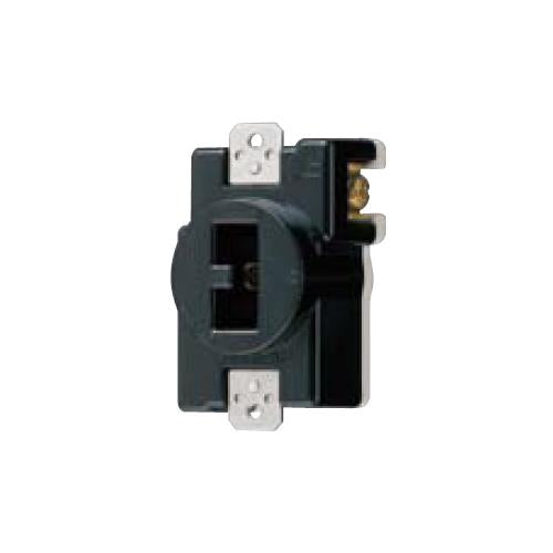 舞台・スタジオ用C型接地2P20A埋込コンセントダクト用(ブラック) <WF>