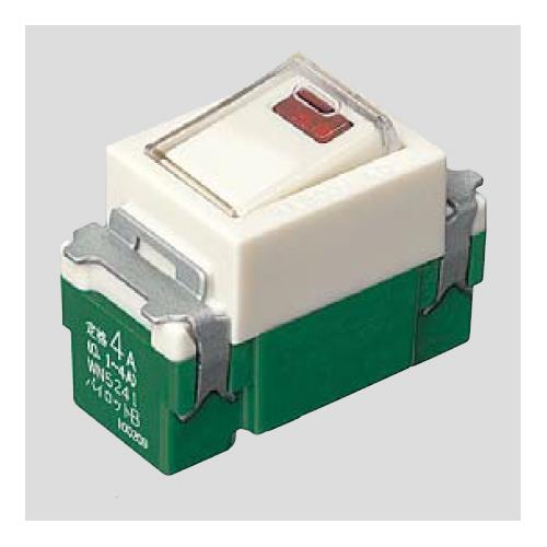 埋込パイロットスイッチB(片切)ネーム付(グレー) <WN>