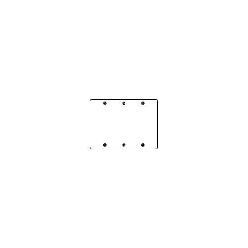 新金属プレート(カバープレート)3連 <WN>