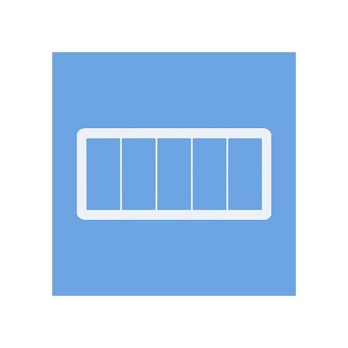 コスモ スイッチプレート5連用 <WTC>