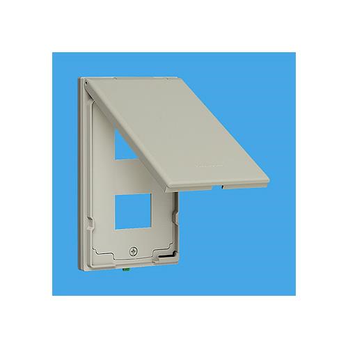 コスモシリーズワイド21 防滴プレート(樹脂製)コンセント2個用 <WTF>