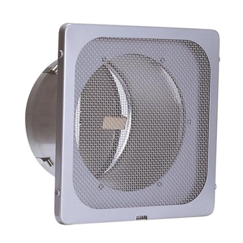 BL・外壁用ステンレス製換気口 (フラットグリル) 角金網型10メッシュ 防火ダンパー付 <KND-SCBL>