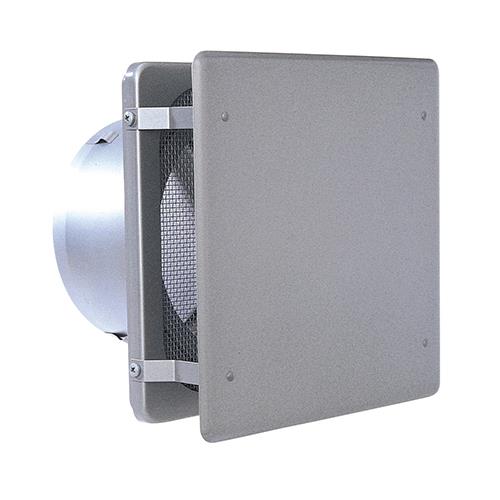 BL・外壁用ステンレス製換気口 (フラットカバー付換気口) 角金網型10メッシュ 防火ダンパー付 <KNBD-SCBL>
