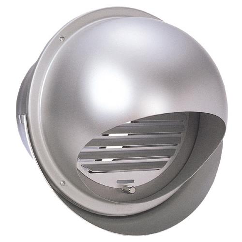 外壁アルミ換気口セルフード同芯ガラリFD付 <SFXD-MC>