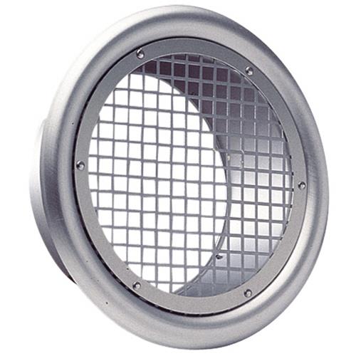 外壁用アルミ製換気口 (フラットグリル) (角パンチング型8□ x PITCH10) <SE>