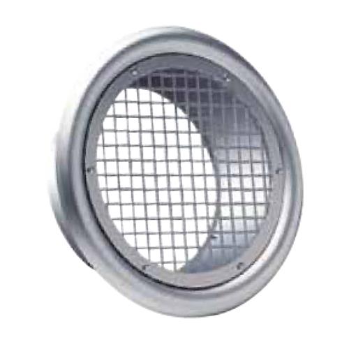 外壁用アルミ製換気口 (フラットグリル) (角パンチング型8□ x PITCH10) 大口径 <SE>