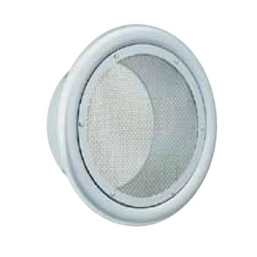 外壁用アルミ製換気口 (フラットグリル) (金網型10メッシュ 低圧損) 大口径 <SN>