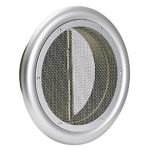 外壁用アルミ製換気口 (フラットグリル) (金網型10メッシュ 防火ダンパー付) <SND>