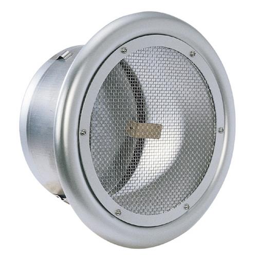 外壁用アルミ製換気口 (フラットグリル) (金網型10メッシュ 防火ダンパー付) <SND-C>