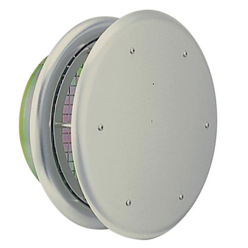 外壁用アルミ製換気口 (フラットカバー付換気口) 金網型3メッシュ 防火ダンパー付 <SNBD>