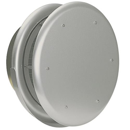 外壁用アルミ製換気口 (フラットカバー付換気口(水切り付)) 金網型3メッシュ 防火ダンパー付 <SNBD-M>
