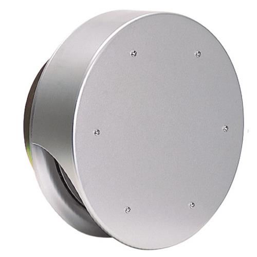 外壁用アルミ製換気口 (薄型フラットフード) 金網型3メッシュ 防火ダンパー付 <SNUD>