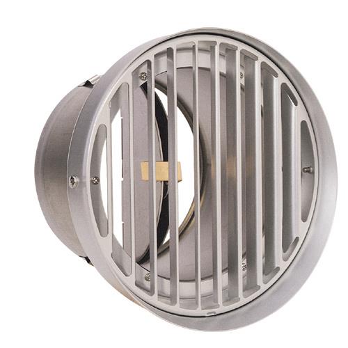 外壁用アルミ製換気口 (フラットグリル(水切り付)) 縦ガラリ型 防火ダンパー付 低圧損 <STD-TC>