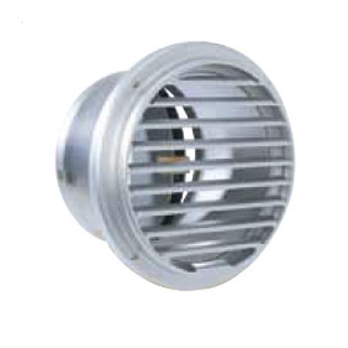 外壁用アルミ製換気口 (ベントキャップ) 薄型 防火ダンパー付 大口径 <SVD-GC>