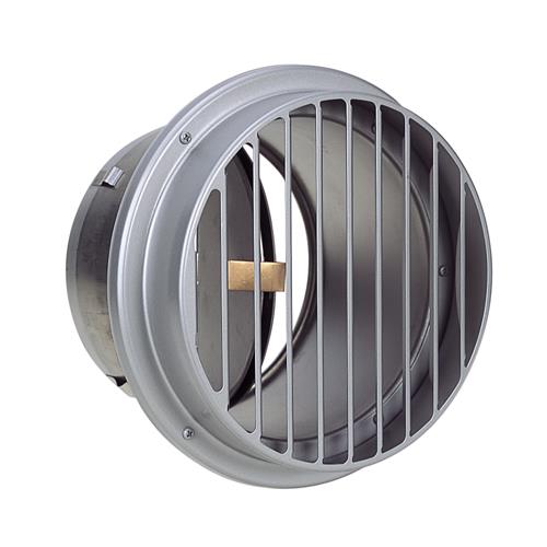 外壁用ステンレス製換気口 (ベントキャップ) 厚型 縦左吹き 防火ダンパー付 <STD-FRSC>