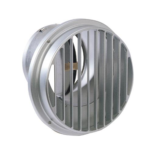 BL・外壁用アルミ製換気口 (ベントキャップ) 偏芯縦ガラリ 厚型 防火ダンパー付 低圧損 <STD-HCBL>