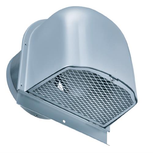 BL・外壁用アルミ製換気口 (深型フード) 金網型 7x14ラス網 下部開閉タイプ 防火ダンパー付 <CFND-CBL>