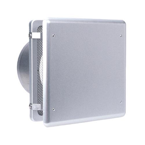 BL・外壁用アルミ製換気口 (フラットカバー付換気口)角金網型10メッシュ 防火ダンパー付 <KNBD-CBL>