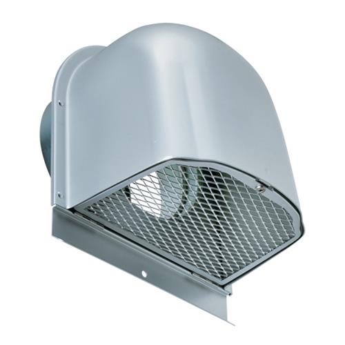外壁用アルミ製換気口 (深型フード) 金網型 7x14ラス網 下部開閉タイプ 防火ダンパー付 <CFND>