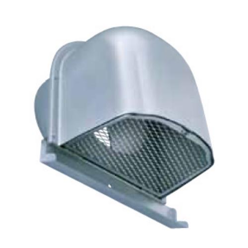 外壁用アルミ製換気口 (深型フード(ワイド水切り付)) 金網型7x14ラス網 下部開閉タイプ 大口径 <CFN-M>