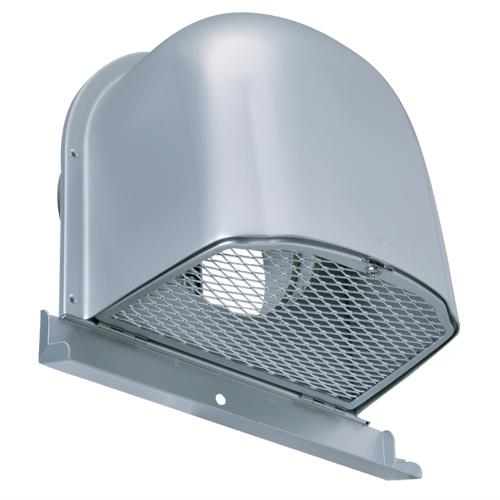 外壁用アルミ製換気口 (深型フード(ワイド水切り付)) 金網型7x14ラス網 下部開閉タイプ 防火ダンパー付 <CFND-M>