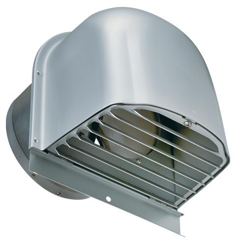 外壁用アルミ製換気口 (深型フード) ガラリ型 下部開閉タイプ 防火ダンパー付 <CFXD-C>