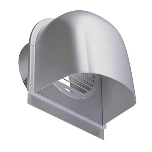 外壁用アルミ製換気口 (深型フード) ガラリ型 下部開放タイプ <CFX-A>