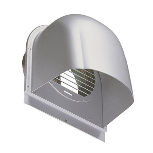 外壁用アルミ製換気口 (深型フード) ガラリ型 下部開放タイプ 防火ダンパー付 <CFXD-A>