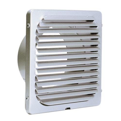 外壁用アルミ製換気口 (フラットグリル) 角ガラリ型 低圧損 <KX>