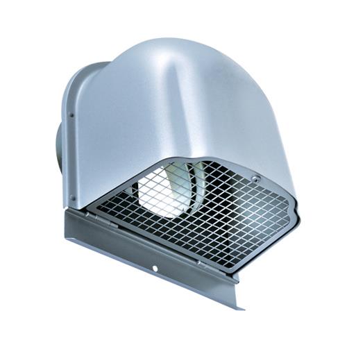 外壁用ステンレス製換気口 (深型フード) 金網型3メッシュ 下部開閉タイプ 防火ダンパー付大 <CFND-S>