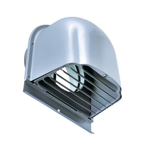 外壁用ステンレス製換気口 (深型フード) ガラリ型 下部開閉タイプ 防火ダンパー付 <CFXD-S>