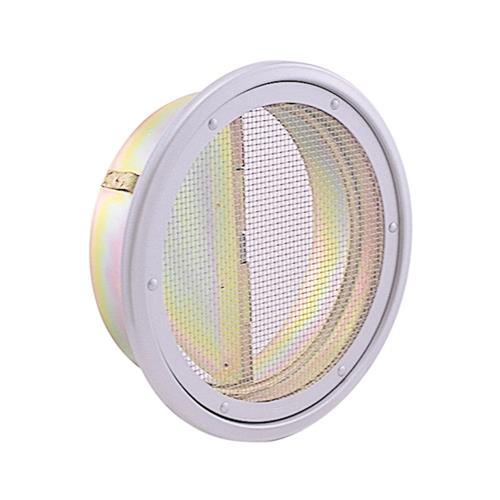 外壁用ステンレス製換気口 (フラットグリル) 金網型10メッシュ 防火ダンパー付 <CND-S>