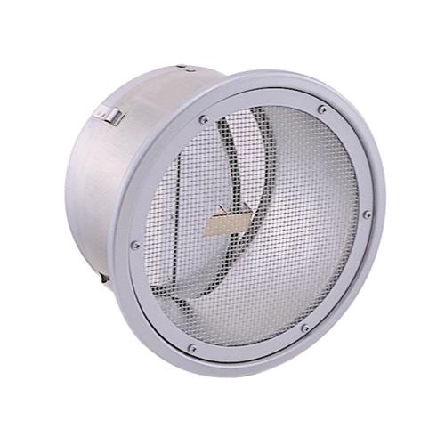 外壁用ステンレス製換気口 (フラットグリル) 金網型10メッシュ 防火ダンパー付 <CND-SC>