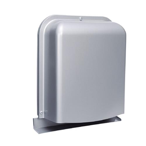 外壁用ステンレス製換気口 (深型フード ワイド水切り付) 薄型 下部金網3メッシュ 下部開閉タイプ 防火ダンパー付 <GFND-GSC>