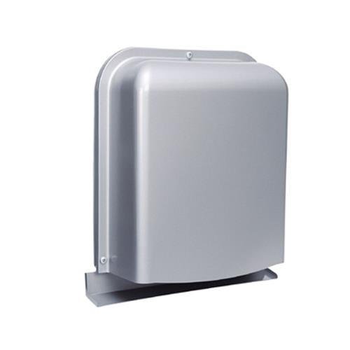 外壁用ステンレス製換気口 (深型フード ワイド水切り付) 薄型 ガラリ型 下部開閉タイプ 防火ダンパー付 <GFXD-GSC>