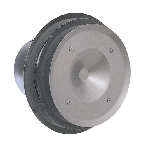 外壁用ステンレス製換気口 (パイプフード) 金網型10メッシュ 多層フラットカバー付 耐外風 防火ダンパー付 <PFND-SC>