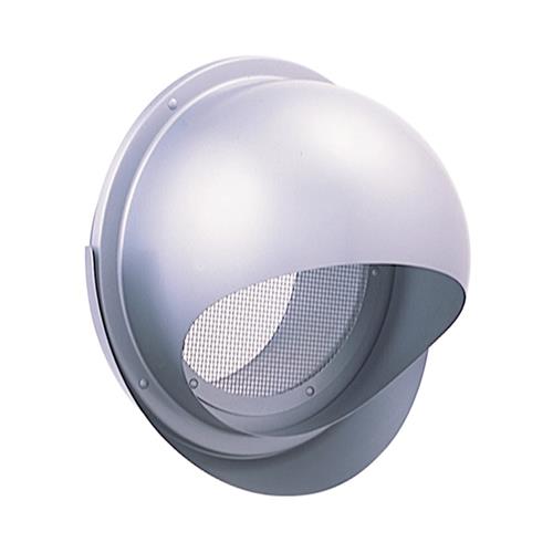 外壁用ステンレス製換気口 (セルフード (C)) 同芯金網型10メッシュ ワイド水切り付 <SFN-MS>