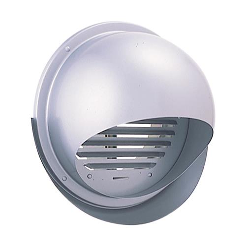 外壁用ステンレス製換気口 (セルフード (C)) 同芯ガラリ型 ワイド水切り付 防火ダンパー付 <SFXD-MS>