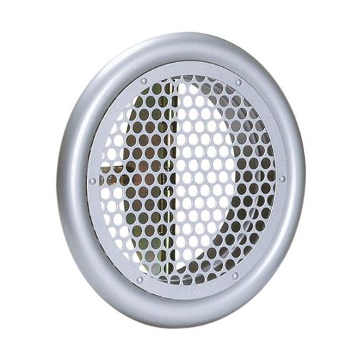 外壁用ステンレス製換気口 (フラットグリル) 丸パンチング型8Φ X PITCH10 防火ダンパー付 <SPD-S>